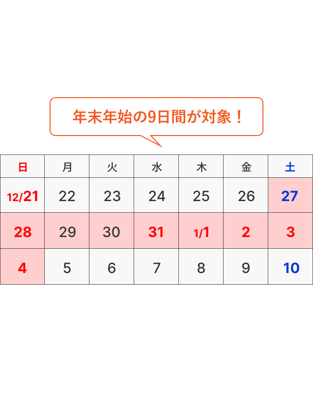 お盆期間の8月8日 18:00〜8月18日 6:00まで対応！