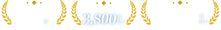 提携医療機関数１位 登録医師数3,500名以上 累計バックアップ患者数78,000名