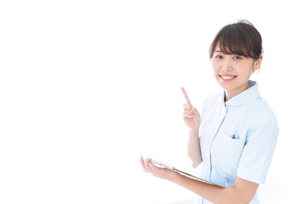 訪問看護業務改善 笑顔の看護師